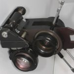 Doppelkondensor apl. 0,0 und 0,12, zentrierbar, mit Aperturblenden für CF 250 Mikroskope